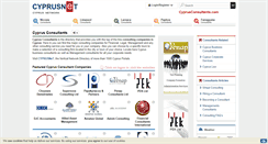 Desktop Screenshot of cyprusconsultants.com