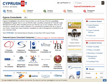 Tablet Screenshot of cyprusconsultants.com